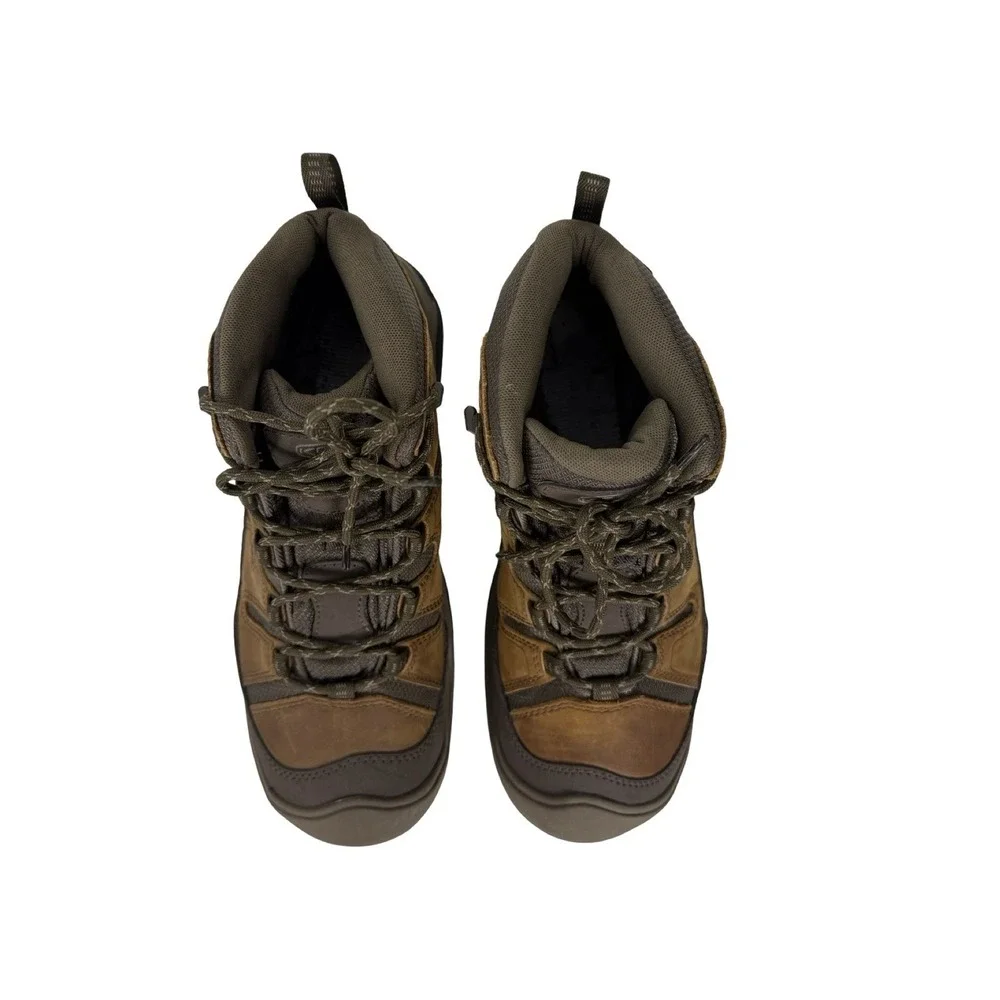 KEEN Circadia Mid WP Boots Mens Size 11 Brown Waterproof Hiking Leather Trail